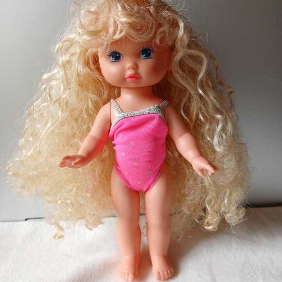 Vintage 1990 Mattel Lil Miss Doll   7" Tall - Picture 8 of 11